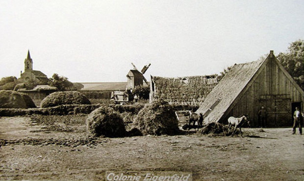 Image - A German village in Southern Ukraine (late 19th century).